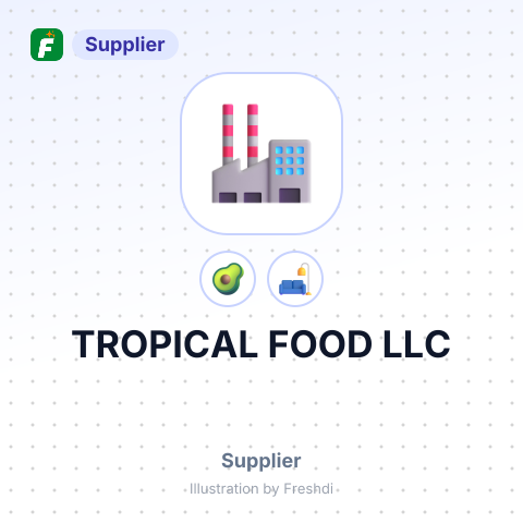 TROPICAL FOOD LLC – summary card, no photo uploaded yet