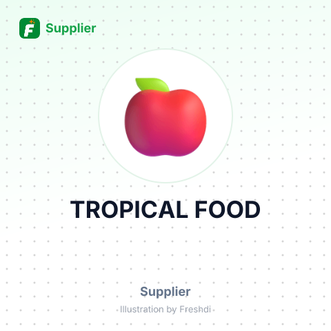 TROPICAL FOOD – summary card, no photo uploaded yet