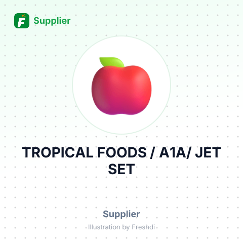 TROPICAL FOODS / A1A/ JET SET – summary card, no photo uploaded yet