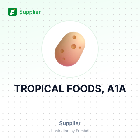 TROPICAL FOODS, A1A – summary card, no photo uploaded yet
