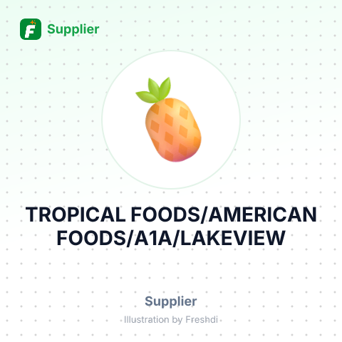 TROPICAL FOODS/AMERICAN FOODS/A1A/LAKEVIEW – summary card, no photo uploaded yet