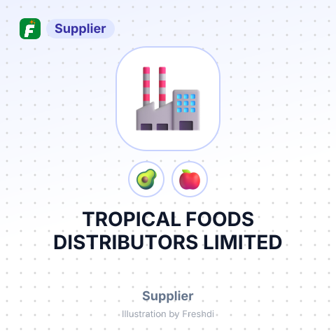TROPICAL FOODS DISTRIBUTORS LIMITED – summary card, no photo uploaded yet