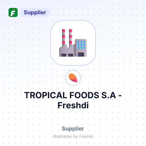 TROPICAL FOODS S.A – summary card, no photo uploaded yet
