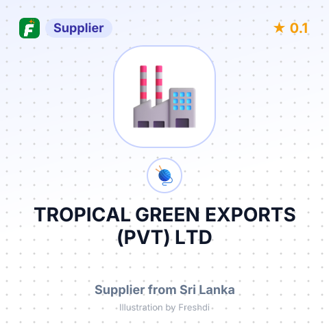 TROPICAL GREEN EXPORTS (PVT) LTD – summary card, no photo uploaded yet