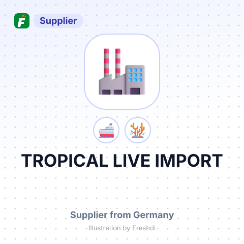 TROPICAL LIVE IMPORT – summary card, no photo uploaded yet