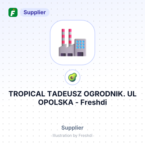 TROPICAL TADEUSZ OGRODNIK. UL OPOLSKA – summary card, no photo uploaded yet