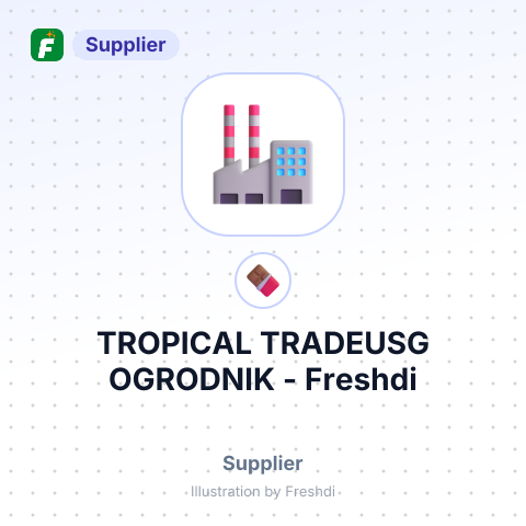 TROPICAL TRADEUSG OGRODNIK – summary card, no photo uploaded yet
