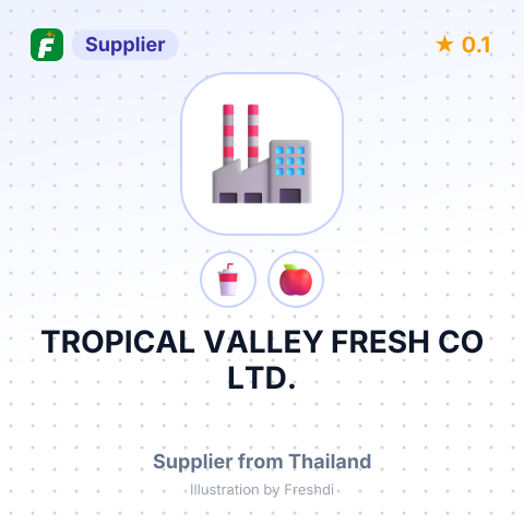 TROPICAL VALLEY FRESH CO LTD. – summary card, no photo uploaded yet