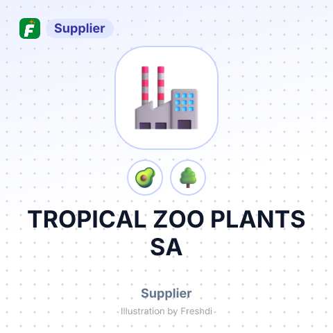 TROPICAL ZOO PLANTS SA – summary card, no photo uploaded yet
