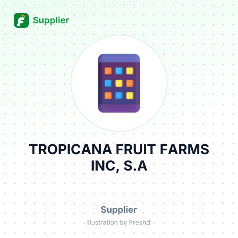 TROPICANA FRUIT FARMS INC, S.A – summary card, no photo uploaded yet