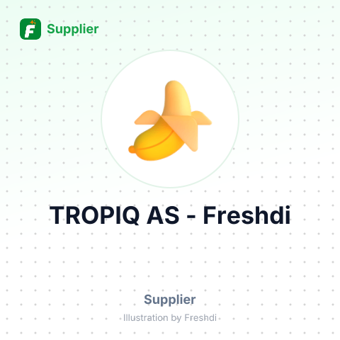 TROPIQ AS – summary card, no photo uploaded yet