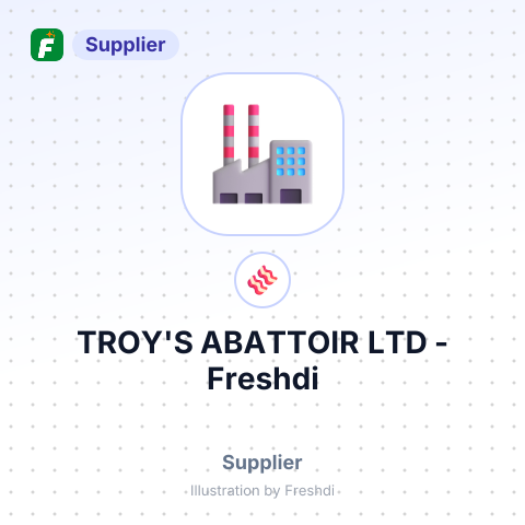 TROY'S ABATTOIR LTD – summary card, no photo uploaded yet
