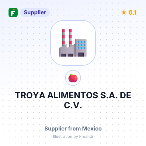 TROYA ALIMENTOS S.A. DE C.V. – summary card, no photo uploaded yet