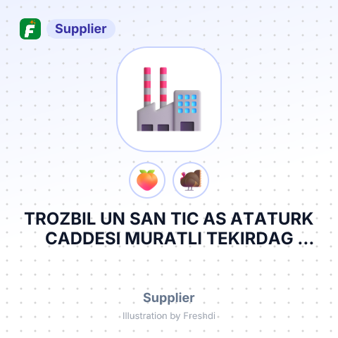 TROZBIL UN SAN TIC AS ATATURK CADDESI MURATLI TEKIRDAG TURKEY – summary card, no photo uploaded yet