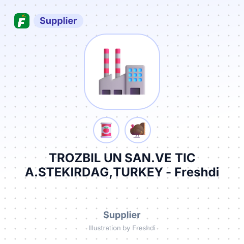 TROZBIL UN SAN.VE TIC A.STEKIRDAG,TURKEY – summary card, no photo uploaded yet