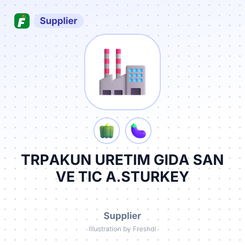 TRPAKUN URETIM GIDA SAN VE TIC A.STURKEY – summary card, no photo uploaded yet