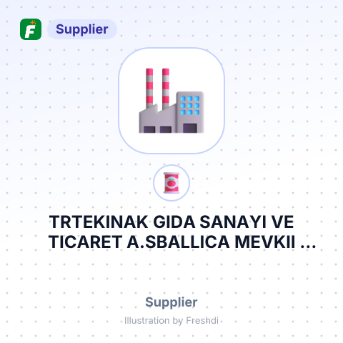 TRTEKINAK GIDA SANAYI VE TICARET A.SBALLICA MEVKII KUCUK SANAYI SITESI CANKIRI – summary card, no photo uploaded yet