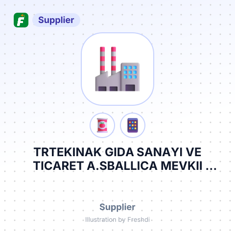 TRTEKINAK GIDA SANAYI VE TICARET A.SBALLICA MEVKII KUCUK SANAYI SITESI KARSISI – summary card, no photo uploaded yet