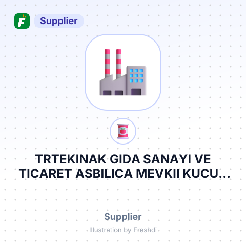 TRTEKINAK GIDA SANAYI VE TICARET ASBILICA MEVKII KUCUK SANAYI SITESI KARSISI – summary card, no photo uploaded yet