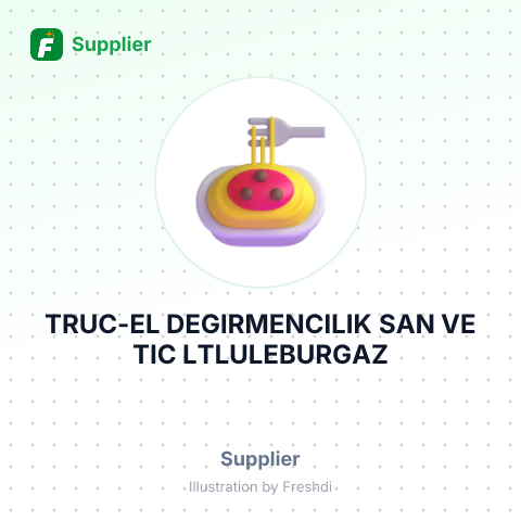TRUC-EL DEGIRMENCILIK SAN VE TIC LTLULEBURGAZ – summary card, no photo uploaded yet