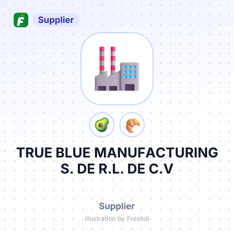 TRUE BLUE MANUFACTURING S. DE R.L. DE C.V – summary card, no photo uploaded yet