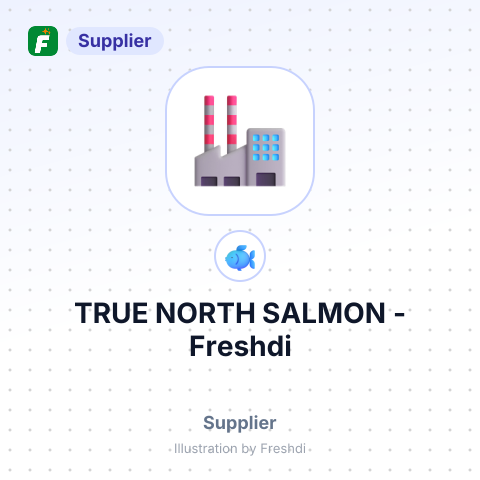 TRUE NORTH SALMON – summary card, no photo uploaded yet