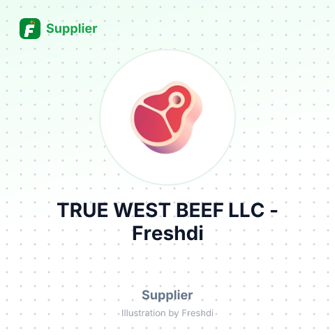 TRUE WEST BEEF LLC – summary card, no photo uploaded yet