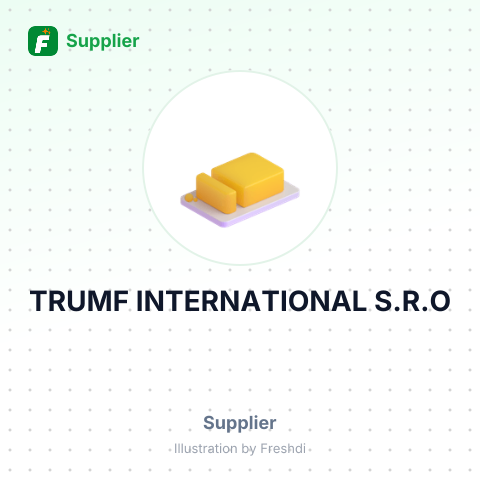TRUMF INTERNATIONAL S.R.O – summary card, no photo uploaded yet