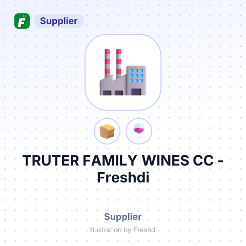 TRUTER FAMILY WINES CC – summary card, no photo uploaded yet