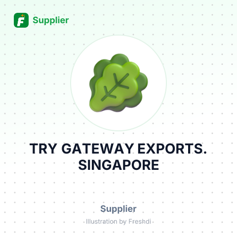 TRY GATEWAY EXPORTS. SINGAPORE – summary card, no photo uploaded yet
