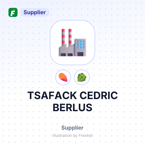 TSAFACK CEDRIC BERLUS – summary card, no photo uploaded yet