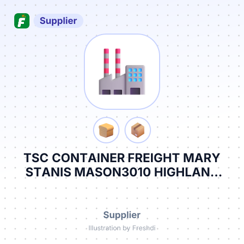 TSC CONTAINER FREIGHT MARY STANIS MASON3010 HIGHLAND PARKWAY, SUITE – summary card, no photo uploaded yet