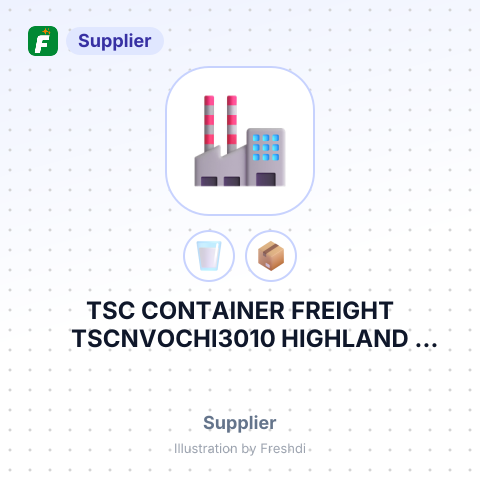 TSC CONTAINER FREIGHT TSCNVOCHI3010 HIGHLAND PARKWAY SUITE – summary card, no photo uploaded yet