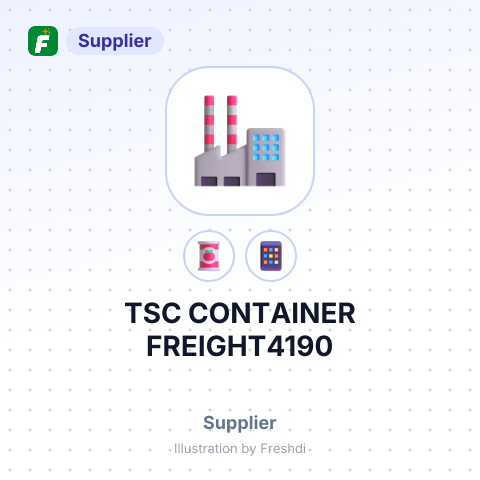 TSC CONTAINER FREIGHT4190 – summary card, no photo uploaded yet