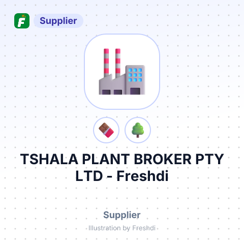 TSHALA PLANT BROKER PTY LTD – summary card, no photo uploaded yet