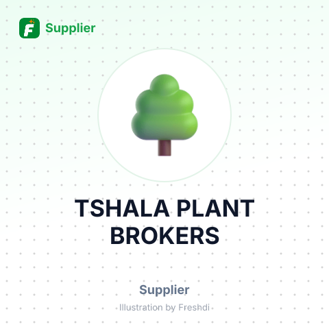 TSHALA PLANT BROKERS – summary card, no photo uploaded yet