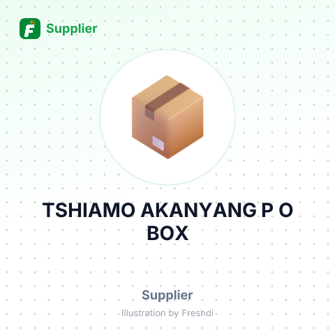 TSHIAMO AKANYANG P O BOX – summary card, no photo uploaded yet