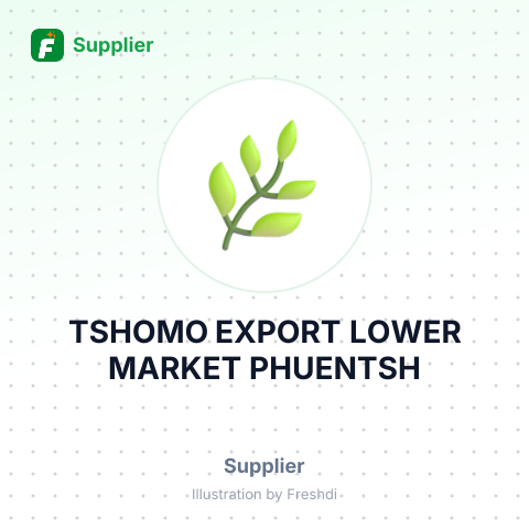 TSHOMO EXPORT LOWER MARKET PHUENTSH – summary card, no photo uploaded yet