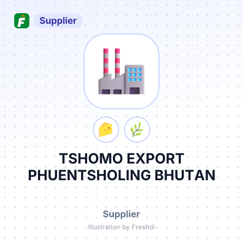 TSHOMO EXPORT PHUENTSHOLING BHUTAN – summary card, no photo uploaded yet