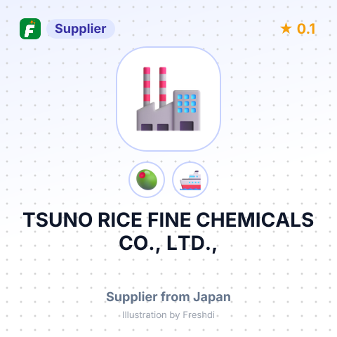 TSUNO RICE FINE CHEMICALS CO., LTD., – summary card, no photo uploaded yet
