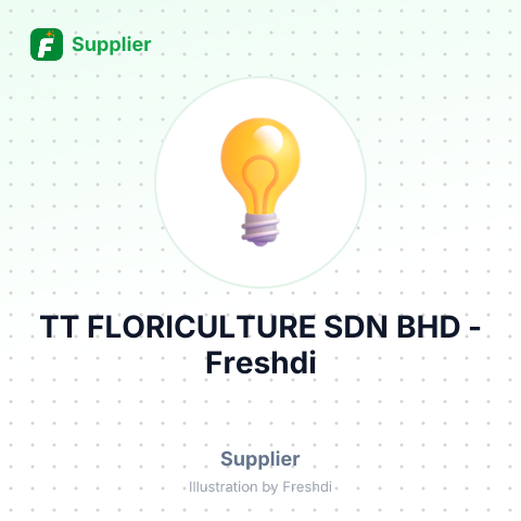 TT FLORICULTURE SDN BHD – summary card, no photo uploaded yet