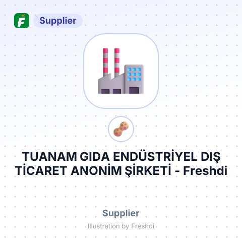 TUANAM GIDA ENDÜSTRİYEL DIŞ TİCARET ANONİM ŞİRKETİ – summary card, no photo uploaded yet