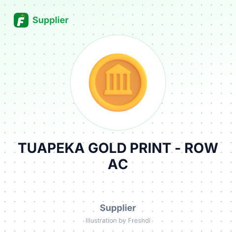 TUAPEKA GOLD PRINT - ROW AC – summary card, no photo uploaded yet