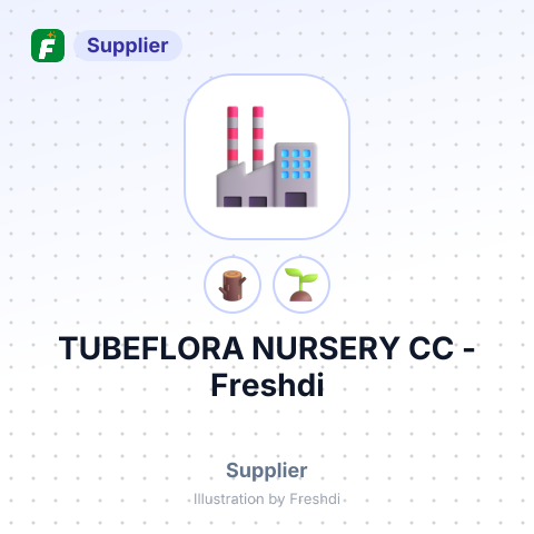 TUBEFLORA NURSERY CC – summary card, no photo uploaded yet