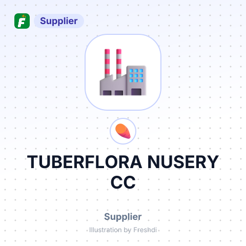TUBERFLORA NUSERY CC – summary card, no photo uploaded yet