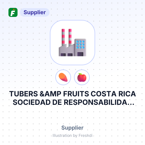 TUBERS &AMP FRUITS COSTA RICA SOCIEDAD DE RESPONSABILIDAD LIMITADA – summary card, no photo uploaded yet