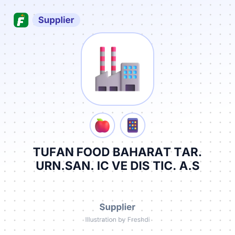 TUFAN FOOD BAHARAT TAR. URN.SAN. IC VE DIS TIC. A.S – summary card, no photo uploaded yet