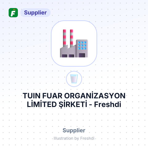 TUIN FUAR ORGANİZASYON LİMİTED ŞİRKETİ – summary card, no photo uploaded yet
