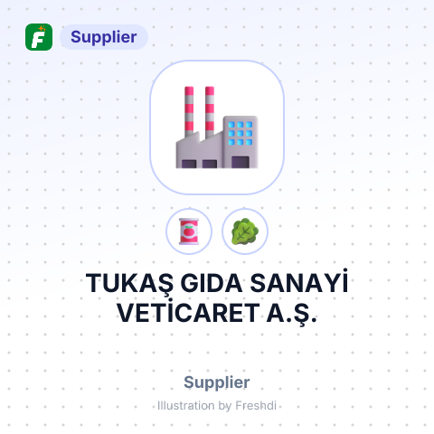 TUKAŞ GIDA SANAYİ VETİCARET A.Ş. – summary card, no photo uploaded yet