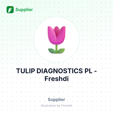 TULIP DIAGNOSTICS PL – summary card, no photo uploaded yet